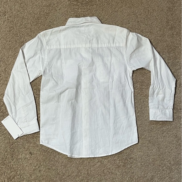 Calvin Klein white button down. Youth size 10/12. - Picture 2 of 3